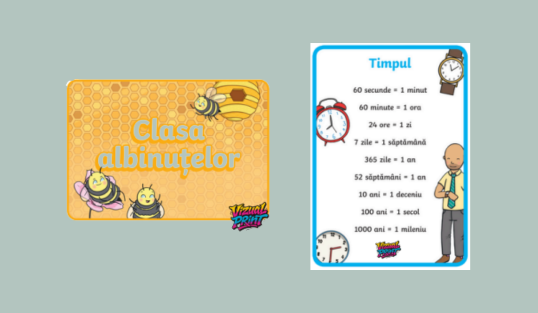 Materiale personalizate pentru unități de învățământ