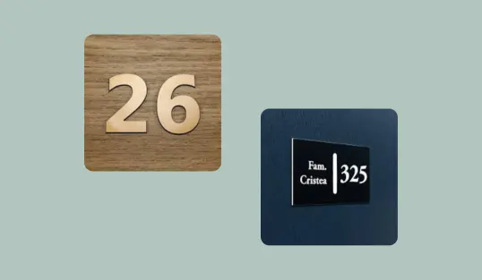 Numere pentru apartamente / birouri